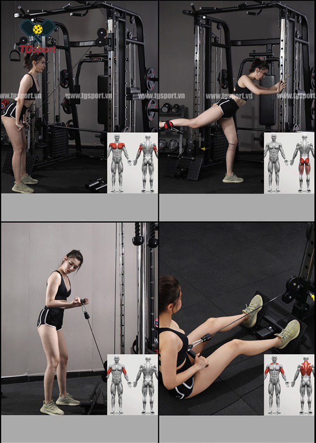 Giàn tạ đa năng M-888P