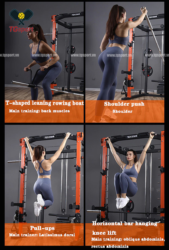 Bộ khung gánh tạ đa năng K10