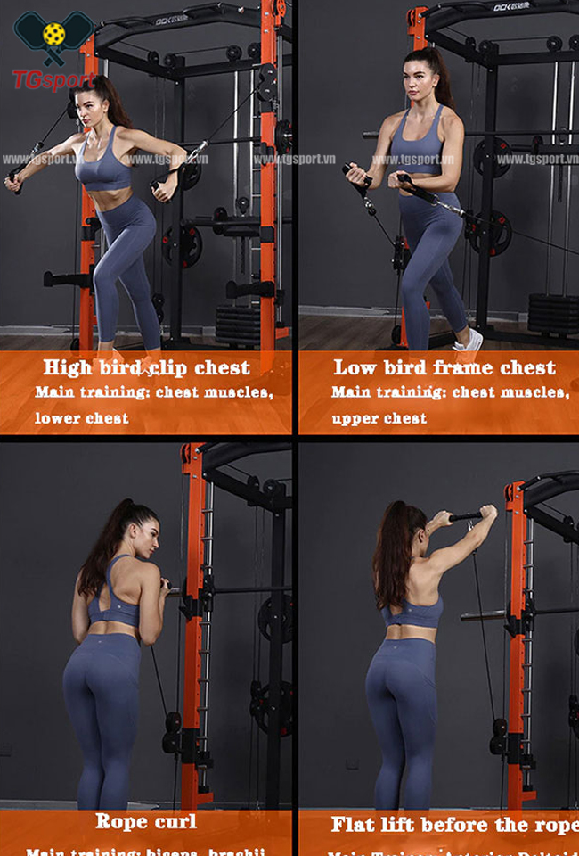 Khung gánh tạ đa năng K10