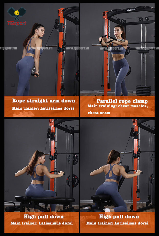 Khung gánh tạ đa năng K10