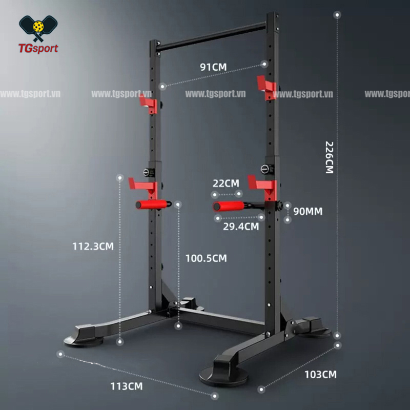 Khung gánh tập kết hợp xà đơn 2024