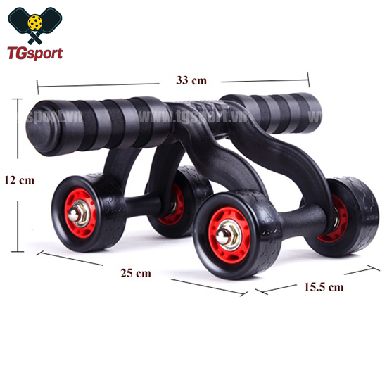 Con lăn tập bụng AB Roller 4 bánh