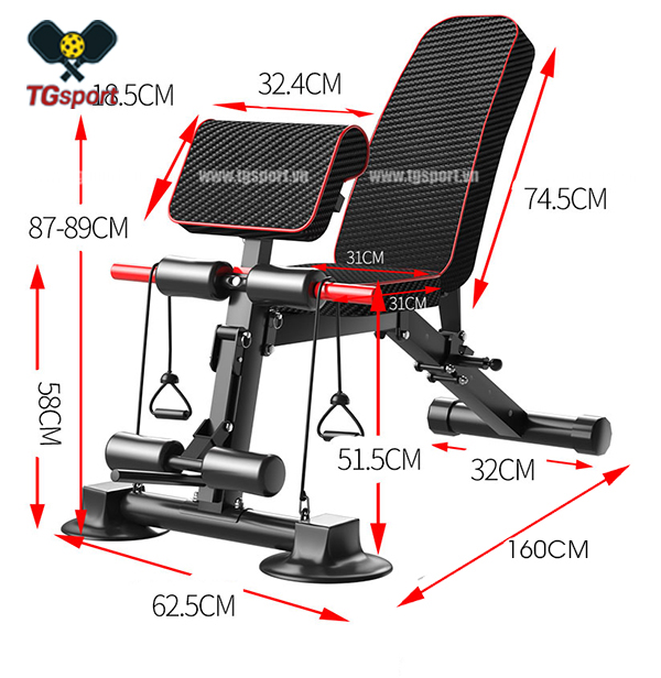 Ghế tập gym đa năng KK022D