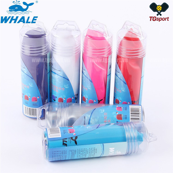 Mũ bơi trùm tai cao cấp Whale