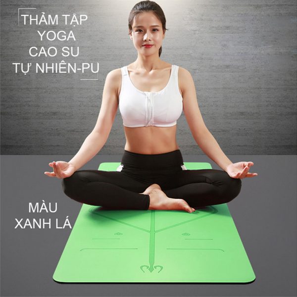 Thảm tập YOGA định tuyến cao cấp PU