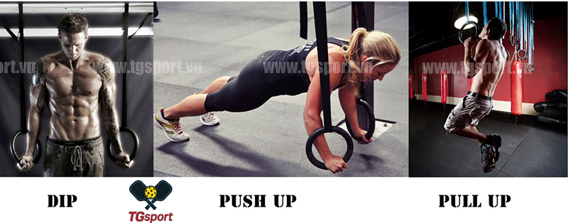 Bộ vòng xà tay tập thể dục Ring Dip