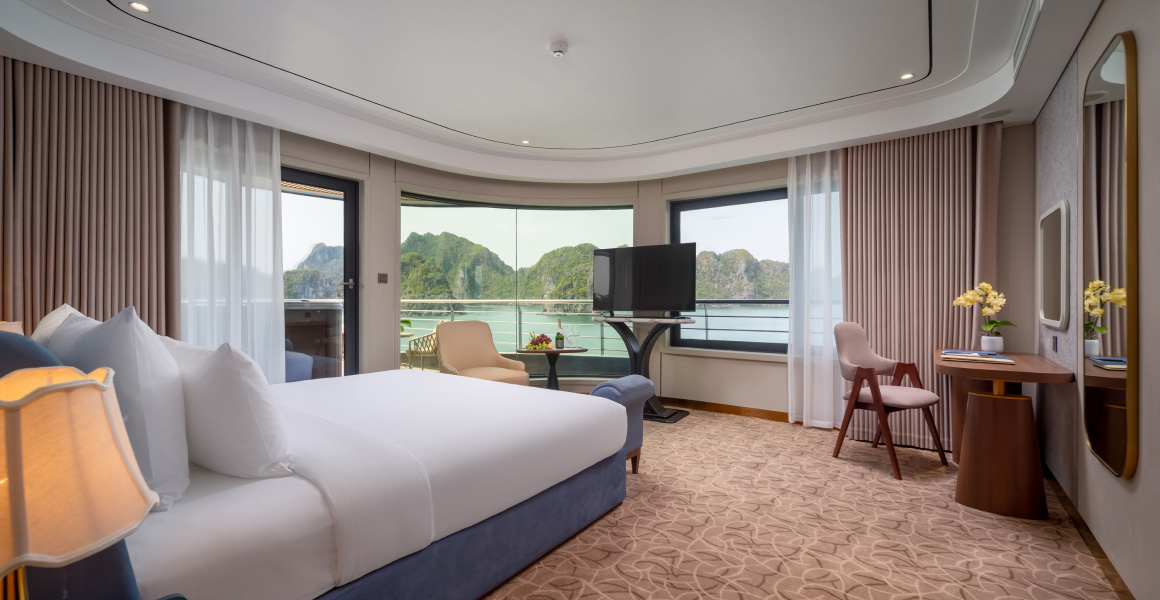 [CALISTA CRUISE 1night] 하롱베이 6성급 칼리스타 크루즈 + 왕복 리무진 포함 #투어형