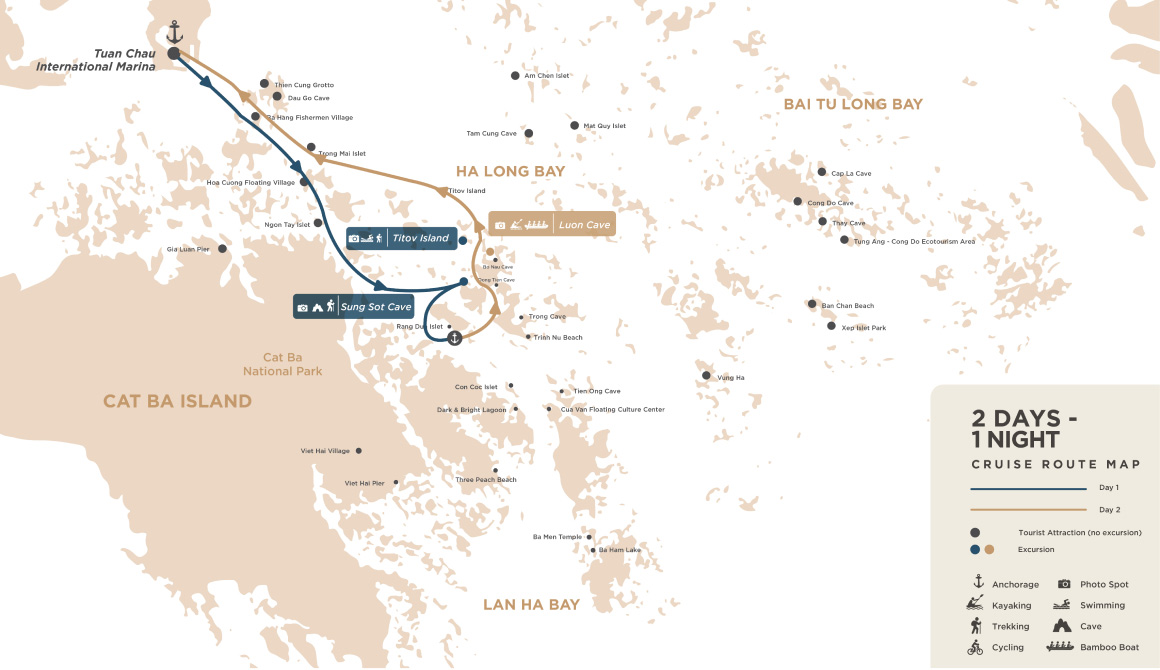 [CALISTA CRUISE 1night] 하롱베이 6성급 칼리스타 크루즈 + 왕복 리무진 포함 #투어형