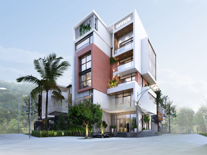 Tòa nhà Trung cư mini thiết kế nhà ở kết hợp cho thuê tại Nguyễn Ngọc Nại Hà Nội