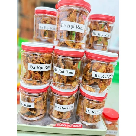 Ba rọi rim mắm tỏi hủ - 200gr