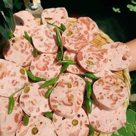 Chả da heo ớt xiêm xanh - 500gr