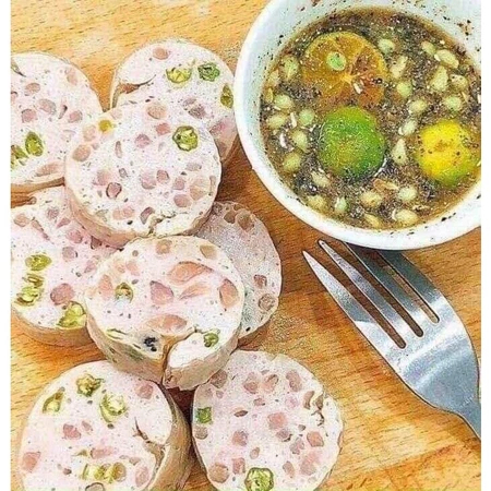 Chả da heo ớt xiêm xanh - 500gr