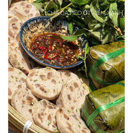 Chả da heo ớt xiêm xanh - 500gr