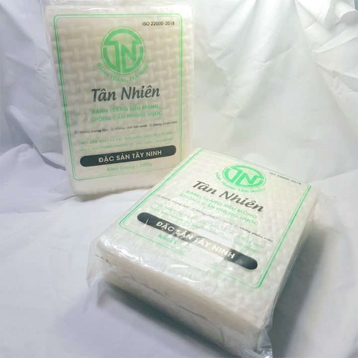 Bánh Tráng Vuông Tân Nhiên Dẻo Mỏng - 500g