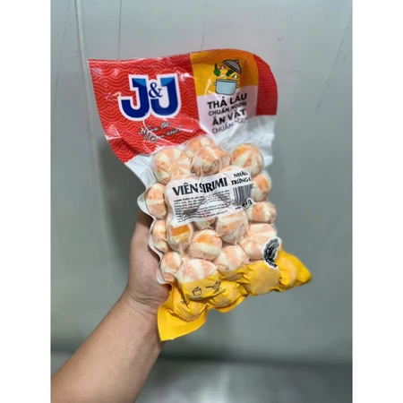 Bánh bao thả lẩu hải sản nhân trứng cá màu cam - 450g