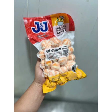 Bánh bao thả lẩu hải sản nhân trứng cá màu cam - 450g