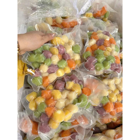 KHOAI MÌ VIÊN NGŨ SẮC bịch - 500g