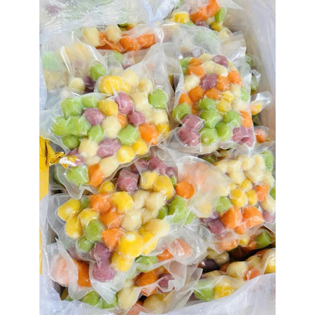 KHOAI MÌ VIÊN NGŨ SẮC bịch - 500g