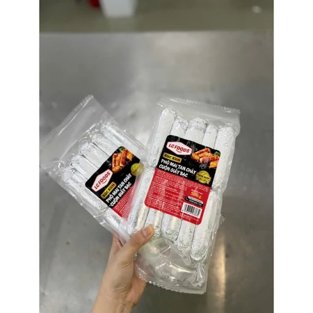 XÚC XÍCH NƯỚNG CUÔN GIẤY BẠC NHÂN XỐT PHÔ MAI LC - 500g