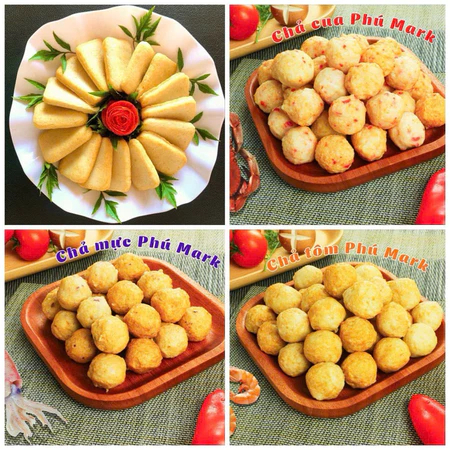 Chả Mực Viên Phu Mark gói - 450g