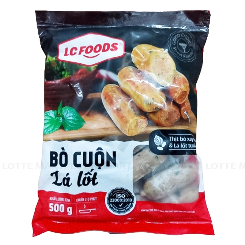 Bò cuộn lá lốt LC gói -  500g