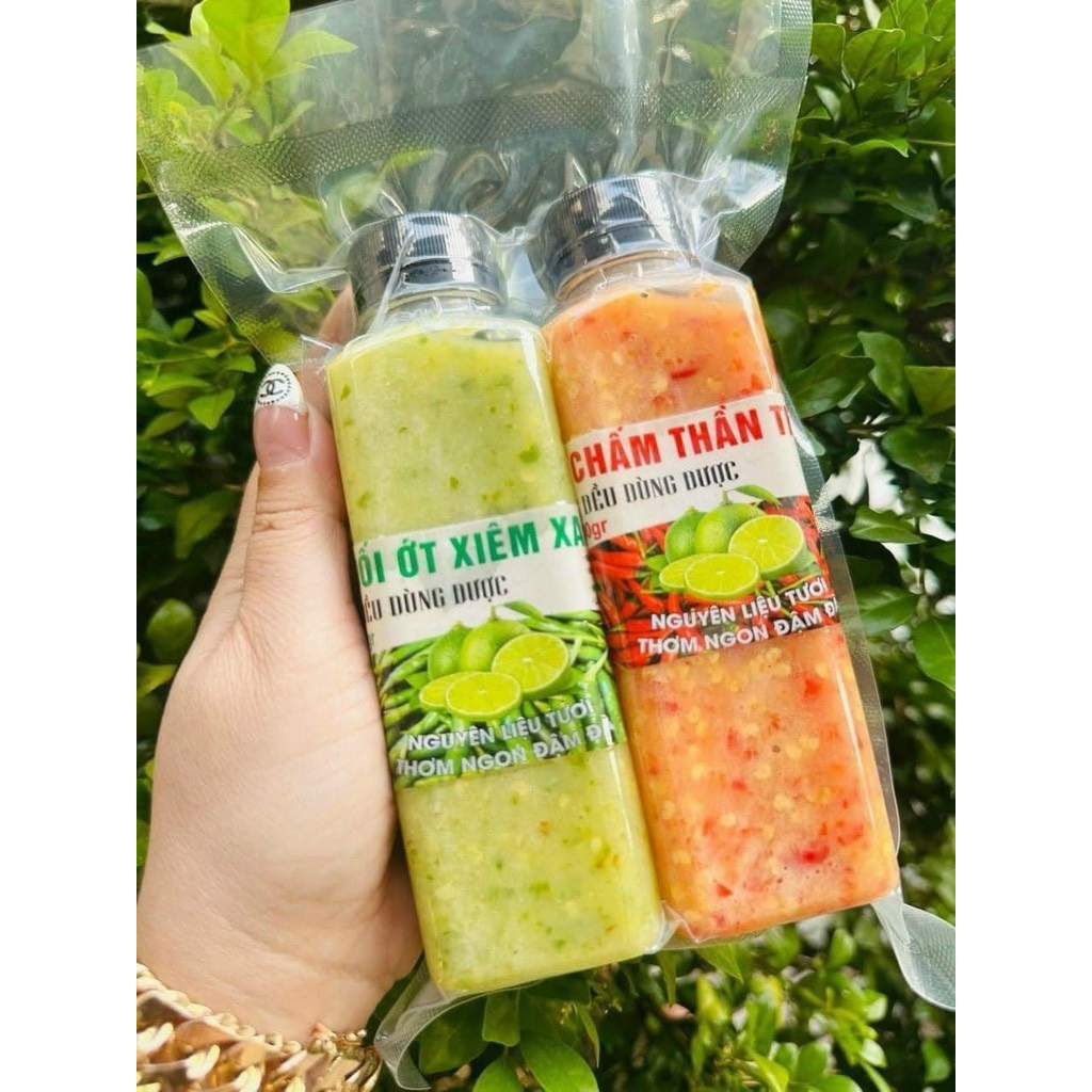 MUỐI CHẤM HẢI SẢN CHAI DÀI 2 chai - 700g