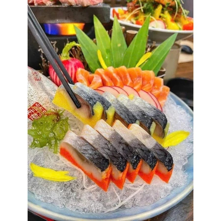 CÁ TRÍCH ÉP TRỨNG - CHUẨN SASHIMI 1 thanh 150g giao ngẫu nhiên màu