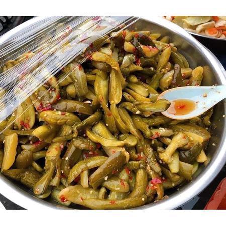 Mắm Dưa Leo Nụ nguyên trái nhà làm chưa trộn - 1kg