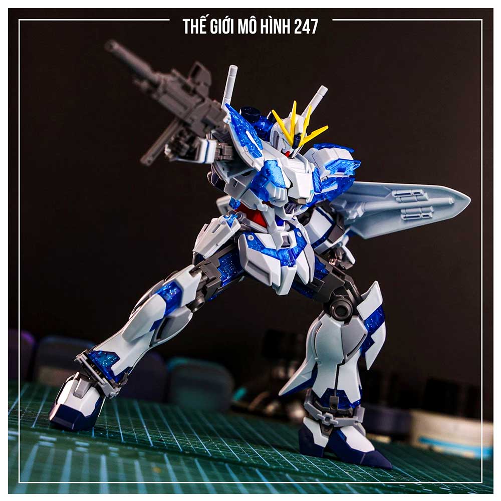 Mô hình Gundam 6601 Unicorn Narrative C-Packs xanh galaxy (Tặng decal nước)