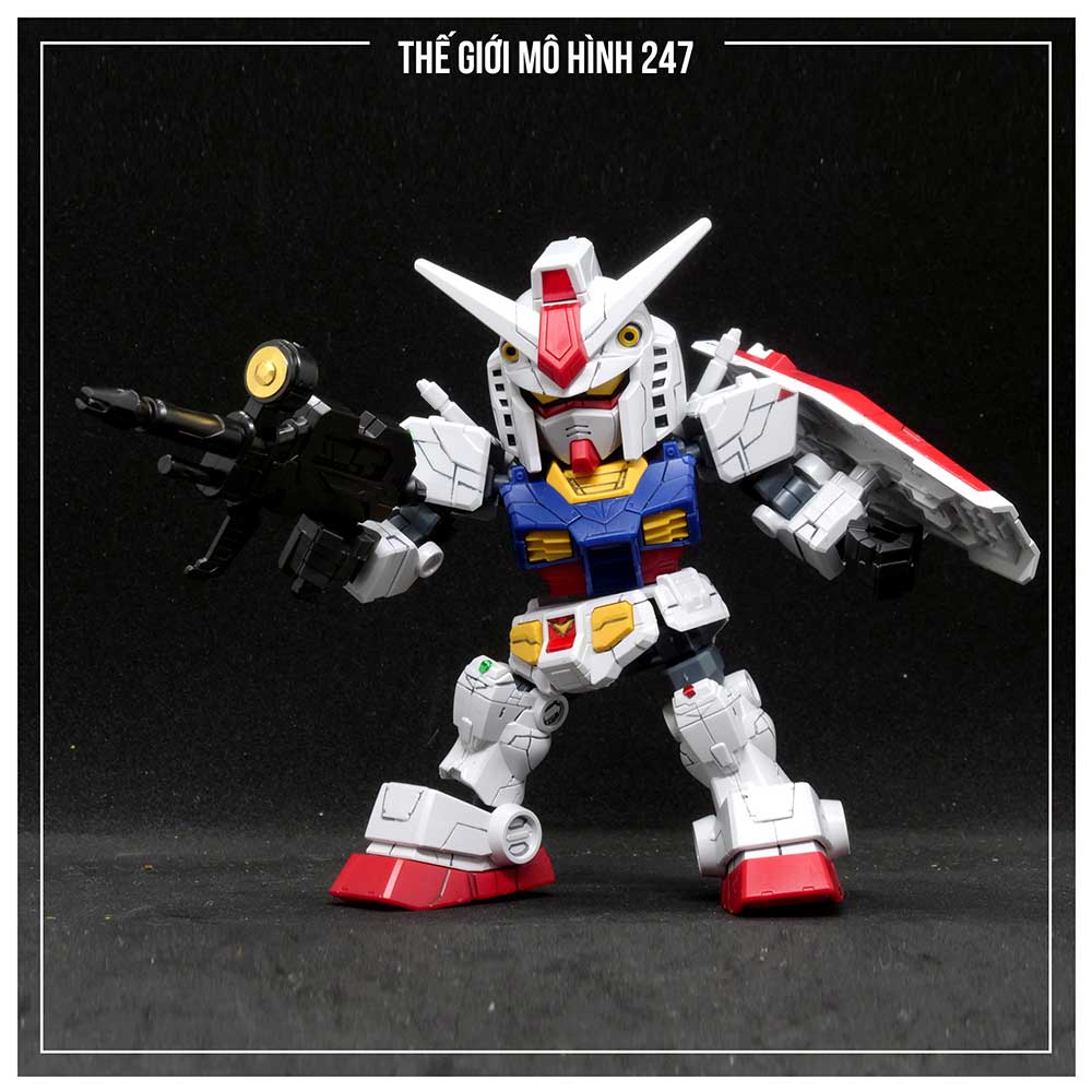Mô hình lắp ráp SD RX-78 Limited (Tặng chân đế)