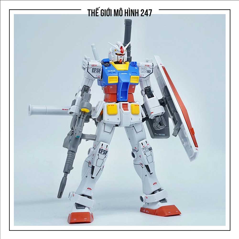 Mô hình Gundam GTO RX-78-2 giá rẻ - Kèm đế + Decal nước