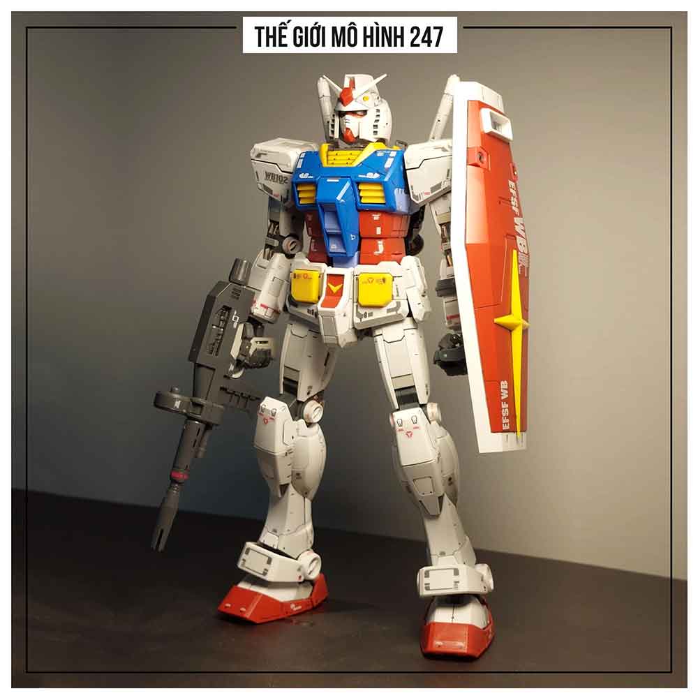 Mô hình lắp ráp MG RX-78 6628 Daban tỉ lệ 1/100 (Tặng Decal nước + Dán)