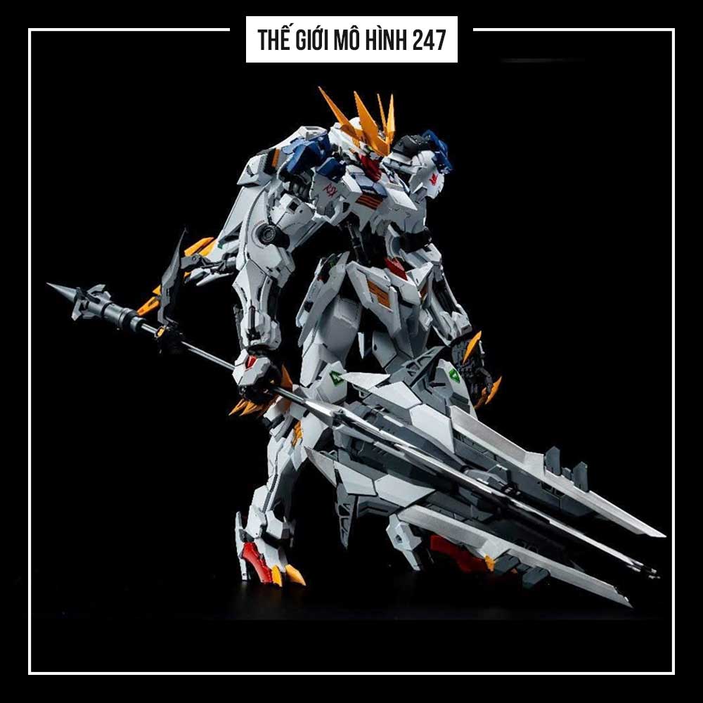 Mô hình lắp ráp Barbatos Rex Lunavor 1/100 + Đế + Decal nước