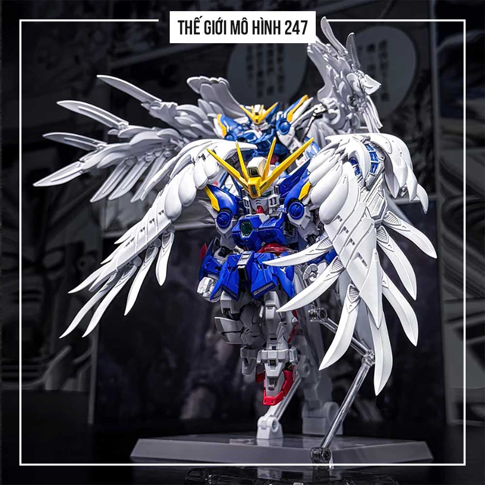 Mô hình lắp ráp MGSD Wing Zero EW BL (Tặng đế + Decal nước, decal dán)