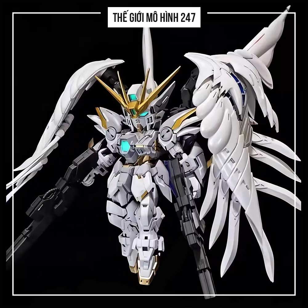 Mô hình lắp ráp MGSD WING SNOW WHITE XXXG-00YSW Lint (Tặng đế + Decal nước)