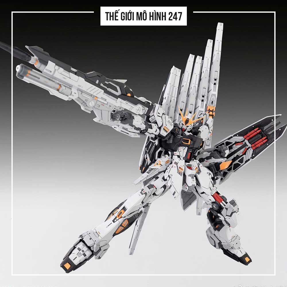 Mô hình lắp ráp RX-93 Nu Gundam Fotune  Meow - Kem Bazonka + 12 Funnel
