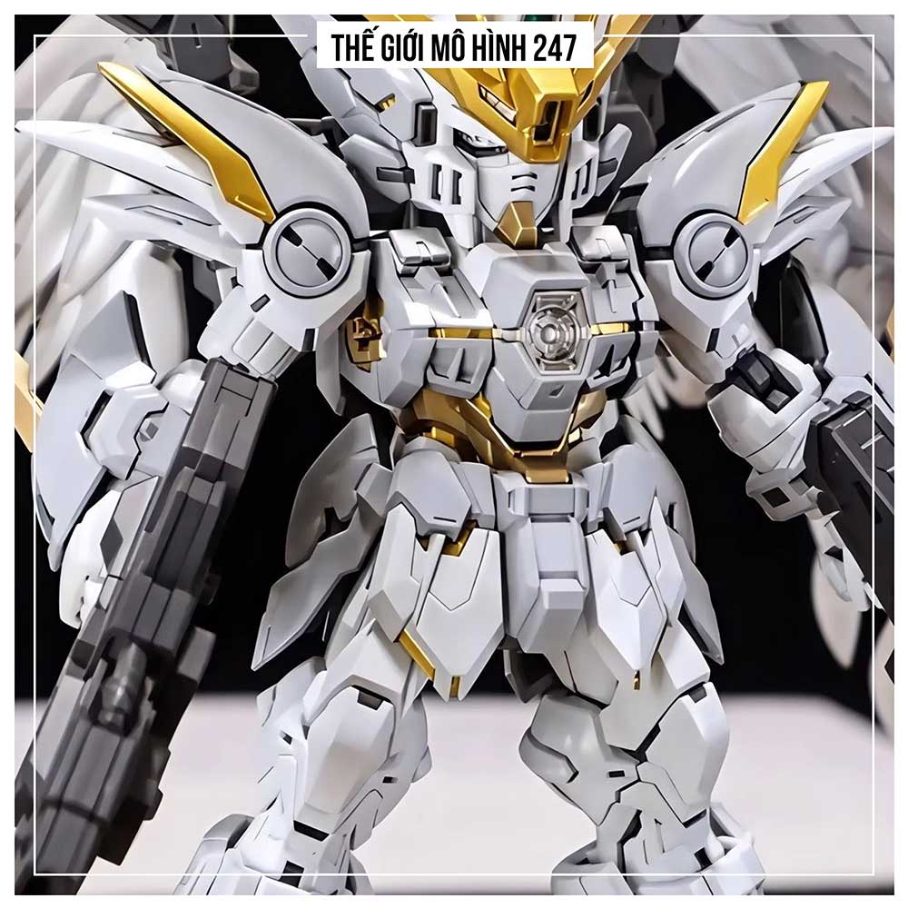 Mô hình lắp ráp MGSD WING SNOW WHITE XXXG-00YSW Lint (Tặng đế + Decal nước)