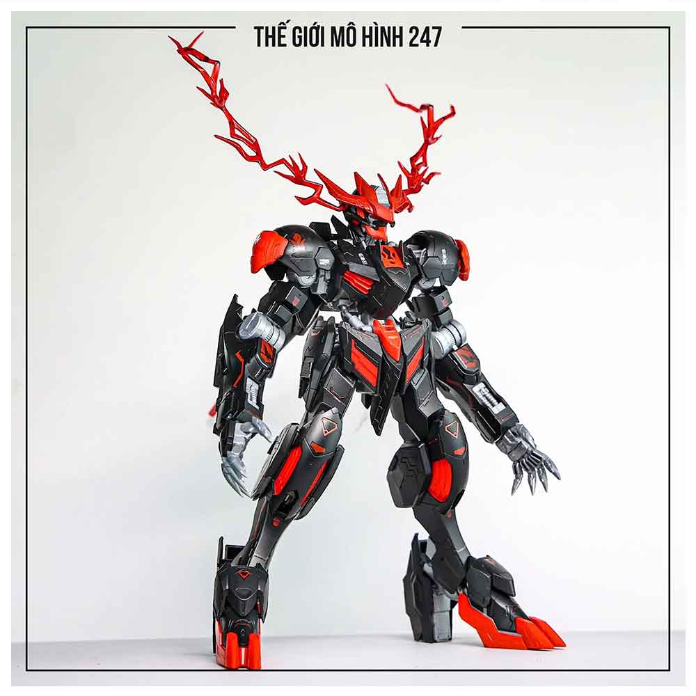 Mô hình lắp ráp FM Barbatos Black (Tặng Effect mắt + Decal nước)