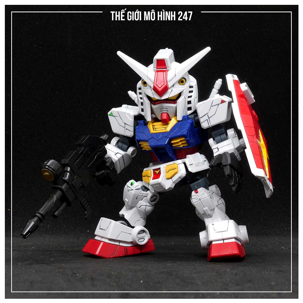 Mô hình lắp ráp SD RX-78 Limited (Tặng chân đế)