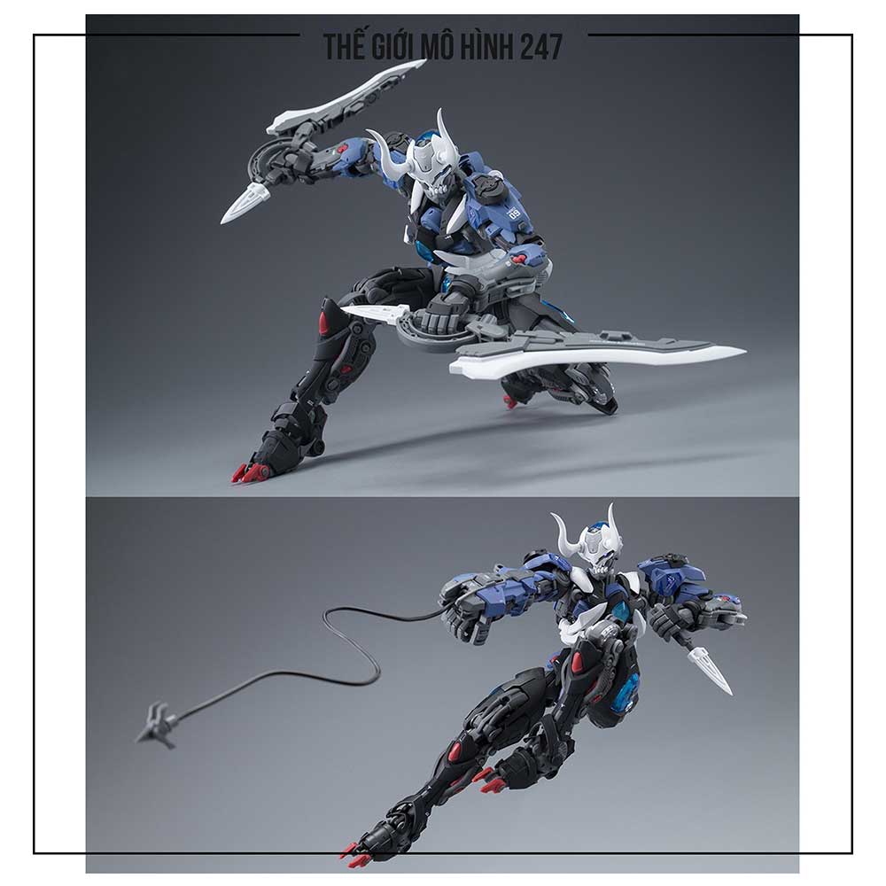 (CÓ ĐÈN) Mô Hình Lắp Ráp chính hãng Lone Shadow Hemoxian bản 1 dạng
