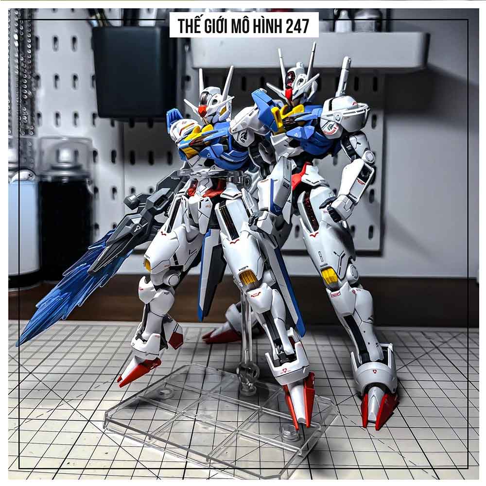 Mô Hình Gundam FM 1/100 Aerial Fighter JMS/XF (Tặng decal nước)