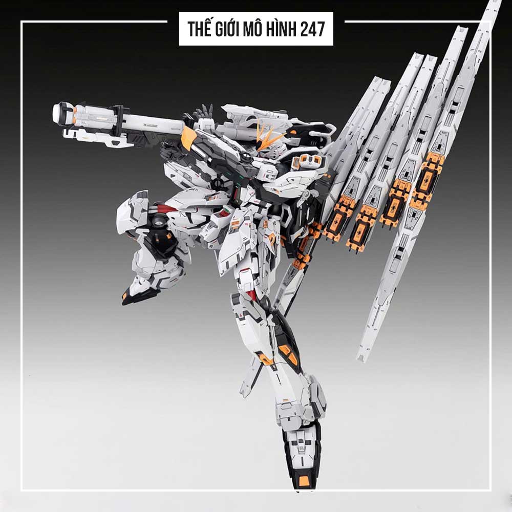 Mô hình lắp ráp RX-93 Nu Gundam Fotune  Meow - Kem Bazonka + 12 Funnel
