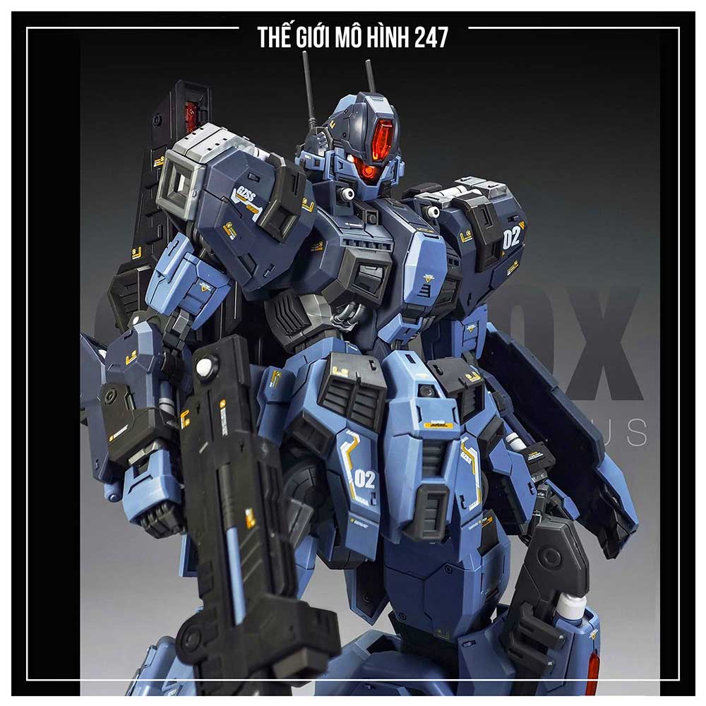 Mô Hình ZZA 1/100 GZSS-OX GUS chính hãng (tặng kèm effect, decal nước, runner clear)