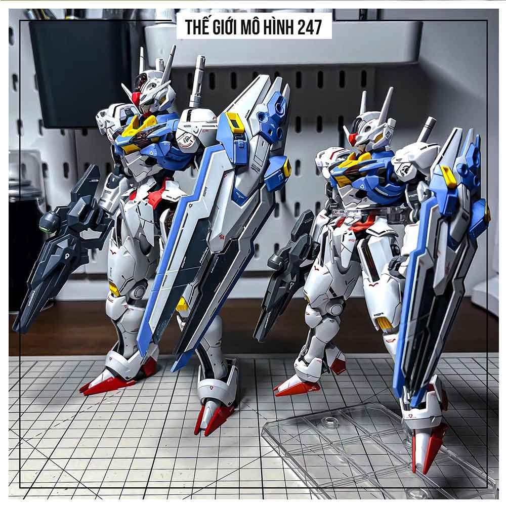 Mô Hình Gundam FM 1/100 Aerial Fighter JMS/XF (Tặng decal nước)