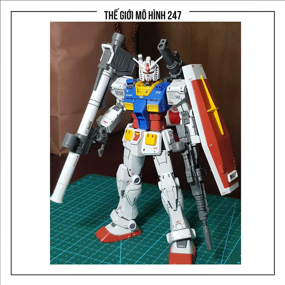 Mô hình Gundam GTO RX-78-2 giá rẻ - Kèm đế + Decal nước