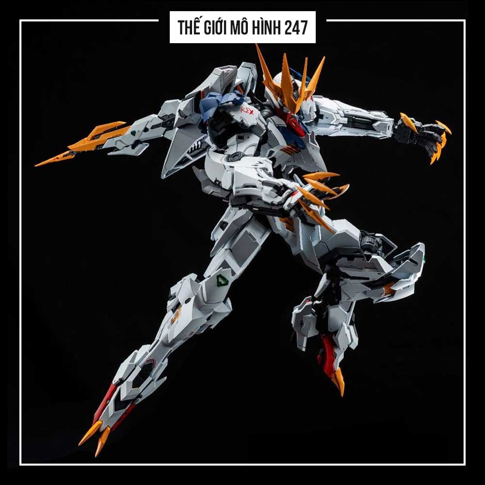 Mô hình lắp ráp Barbatos Rex Lunavor 1/100 + Đế + Decal nước