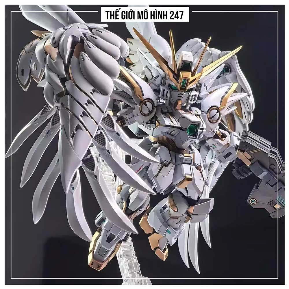 Mô hình lắp ráp MGSD WING SNOW WHITE XXXG-00YSW Lint (Tặng đế + Decal nước)