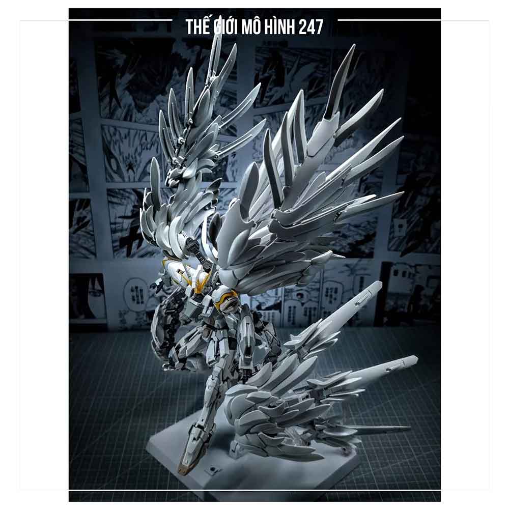 Mô Hình Lắp Ráp MG Daban 8827 Wing Snow White Prelude 1/100 (Tặng đế + Decal nước)