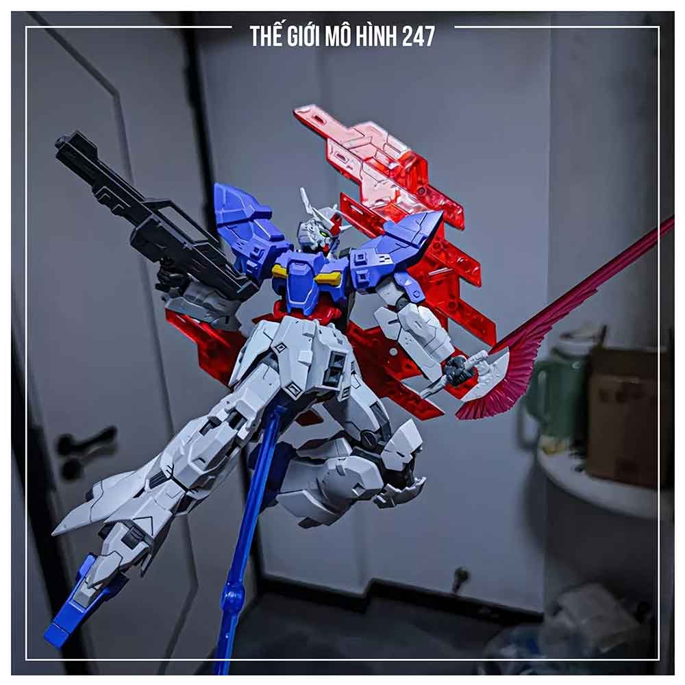 Mô hình lắp ráp HG Moon 1/144 AMS-123X-X (Tặng kèm base)