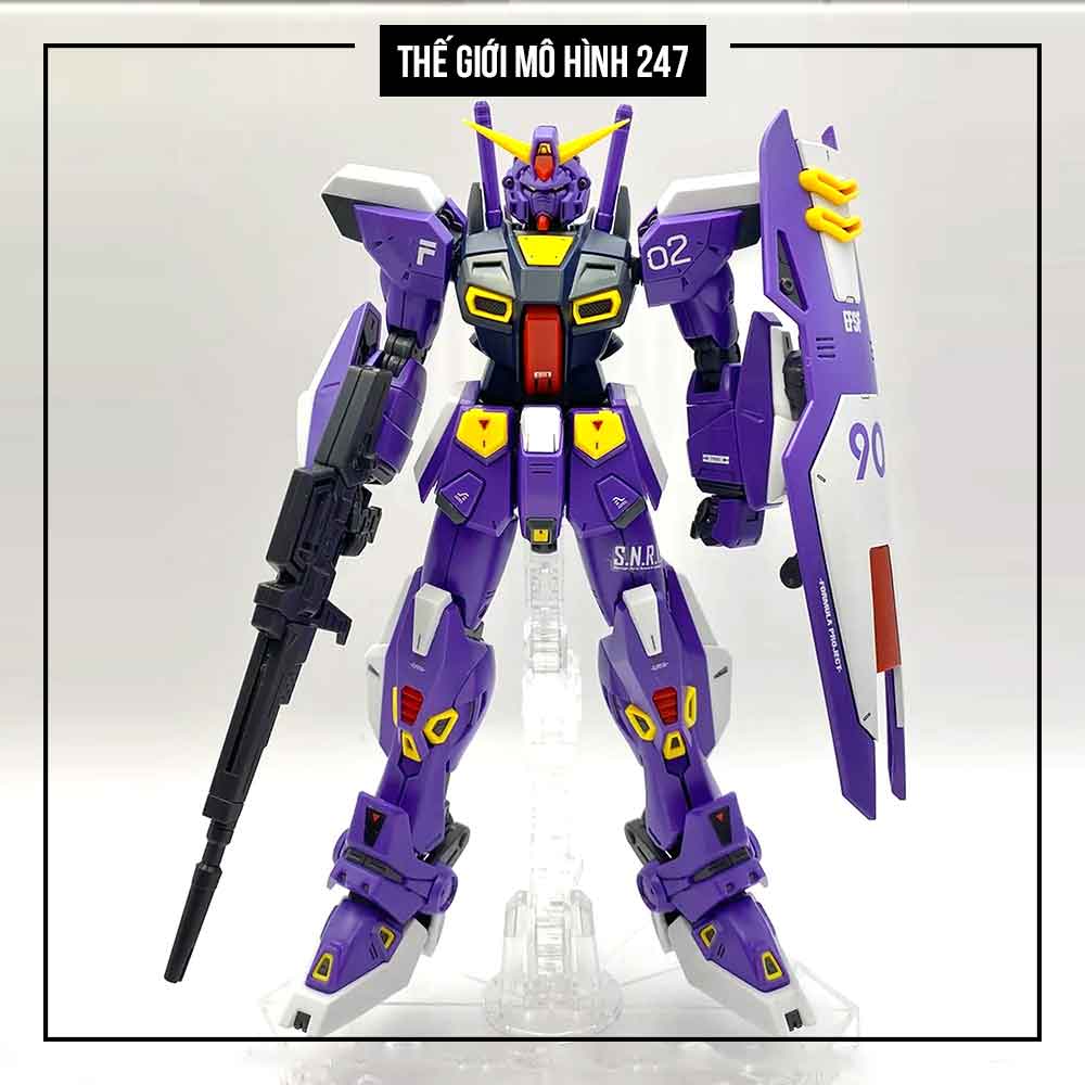 (Tặng đế + Decal nước) Mô hình lắp ráp M.G F90 Unit-2 1/100